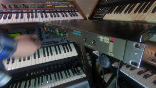 BOSS CE-300 Super Chorus Demo Juno 60 Synthesizer - YouTube