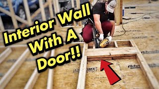 how to build an interior wall with a door - load bearing vs non-load bearing doorway
