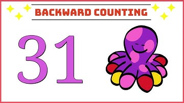 Backward Counting 40-31 | 123 Numbers Drawing | Reverse Counting 40-31 | Kids Math Hub