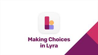 Making Choices in Lyra – Symbol to speech AAC app for iPad