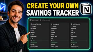 How to Make a Savings Tracker in Notion from Scratch | Notion Tutorial For Beginners