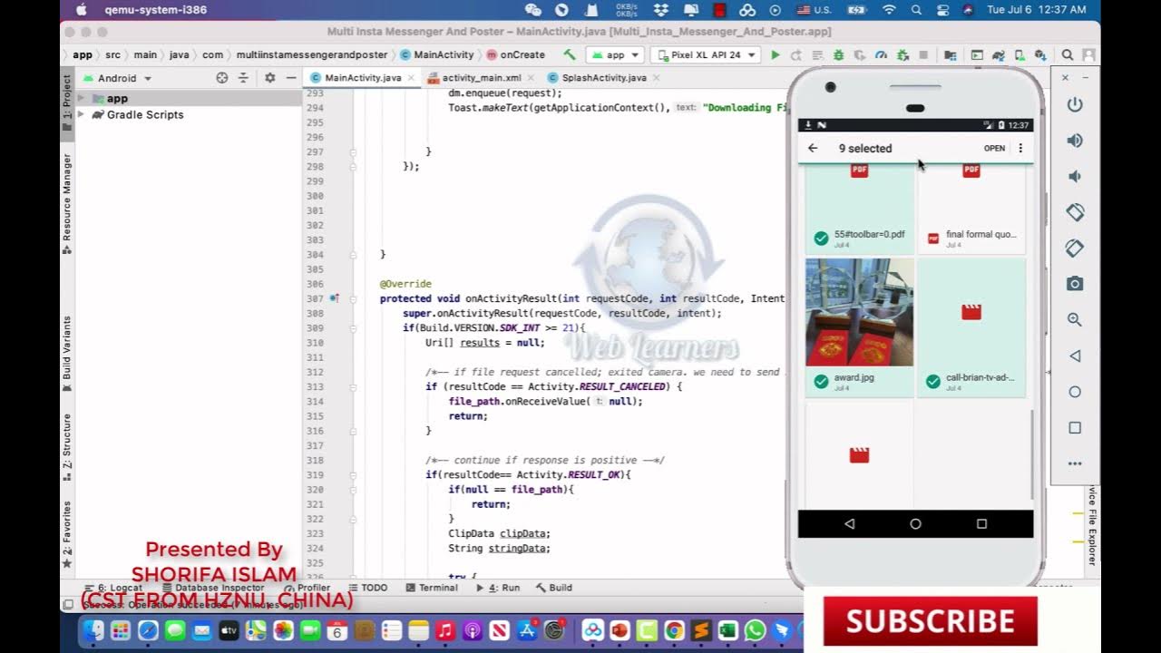 How to upload and download file in webview app || Convert Website Into ...