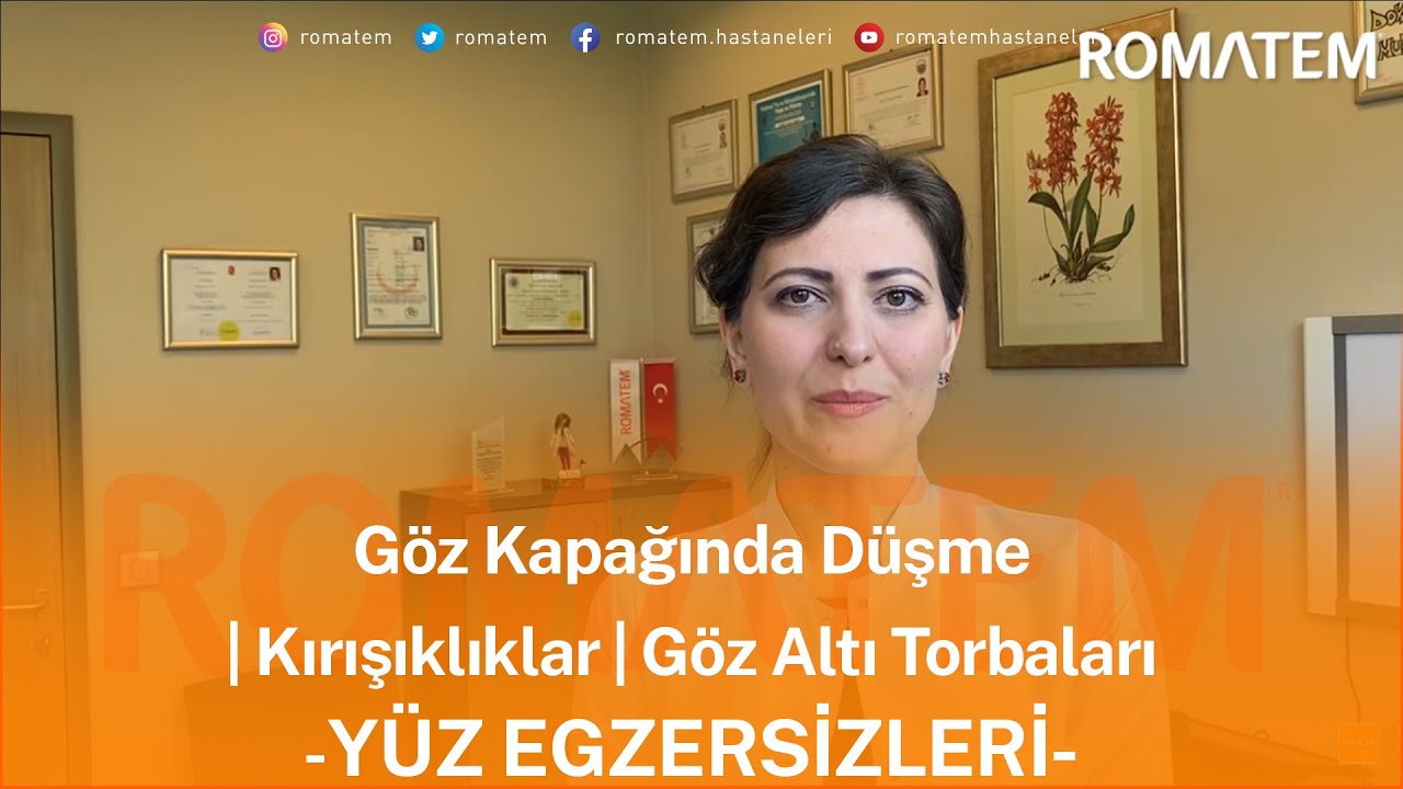 Göz Kapağında Düşme, Göz Çevresi Kırışıklıkları, Göz Altı Torbalarına Yönelik Yüz Egzersizleri