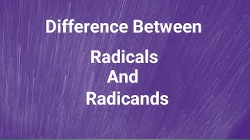 9th Class Chapter #02 Lec #07 Concept Of Radicals & Radicands (Example # 1) In Urdu / Hindi