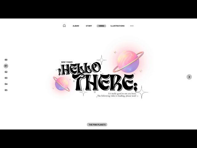 cute aesthetic Intro & Outro templates (with pink planets) | FREE FOR USE class=