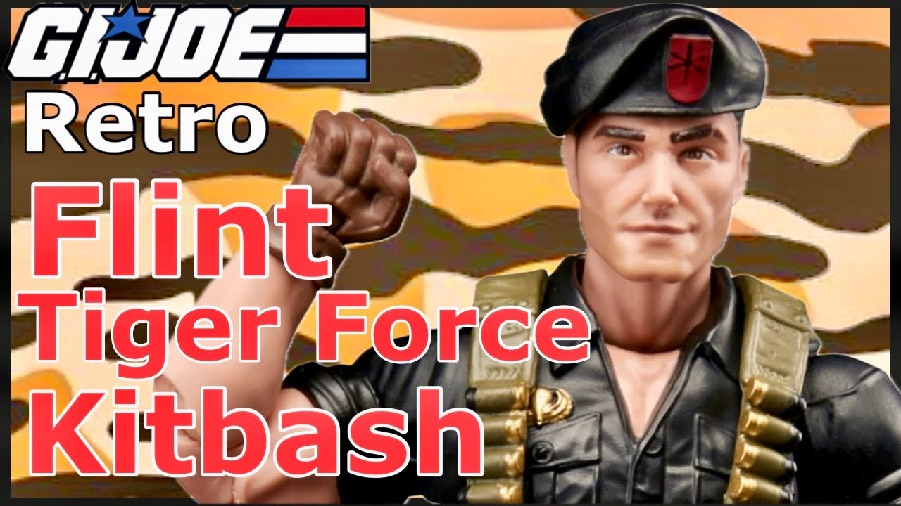 GI-Joe Classified Retro Flint Tiger Force Kitbash