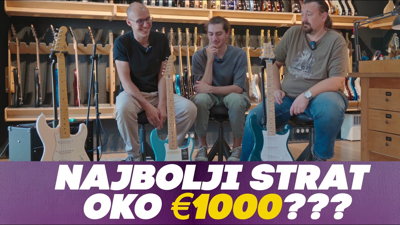 Najbolji Strat? Fender vs G&L vs PRS | Acoustic Union