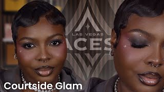 Las Vegas Aces Inspired Makeup for WAGS and Courtside BADDIES!!