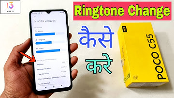 How to Set Ringtone on Poco C55 | Poco C55 me Ringtone Kaise Change Kare | Ringtone लगाना सीखे |