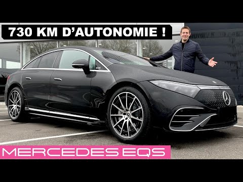 Essai Mercedes EQS - 730 km d'autonomie dans une électrique !