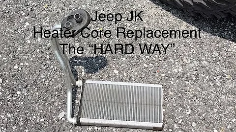 Remplacement du radiateur de chauffage de la Jeep Wrangler 2010 de manière authentique