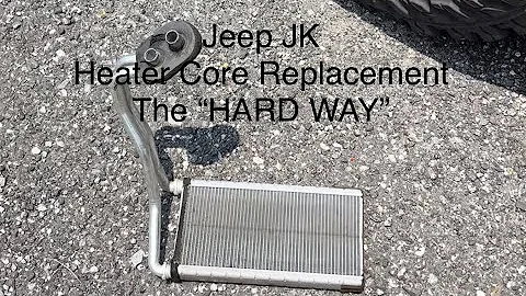 Byt värmekärnan i Jeep JK på “det svåra sättet”