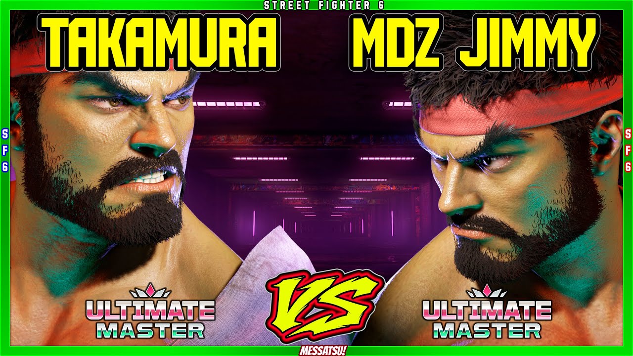 SF6 Takamura (Ryu) VS MDZ Jimmy (Ryu)💥High level💥