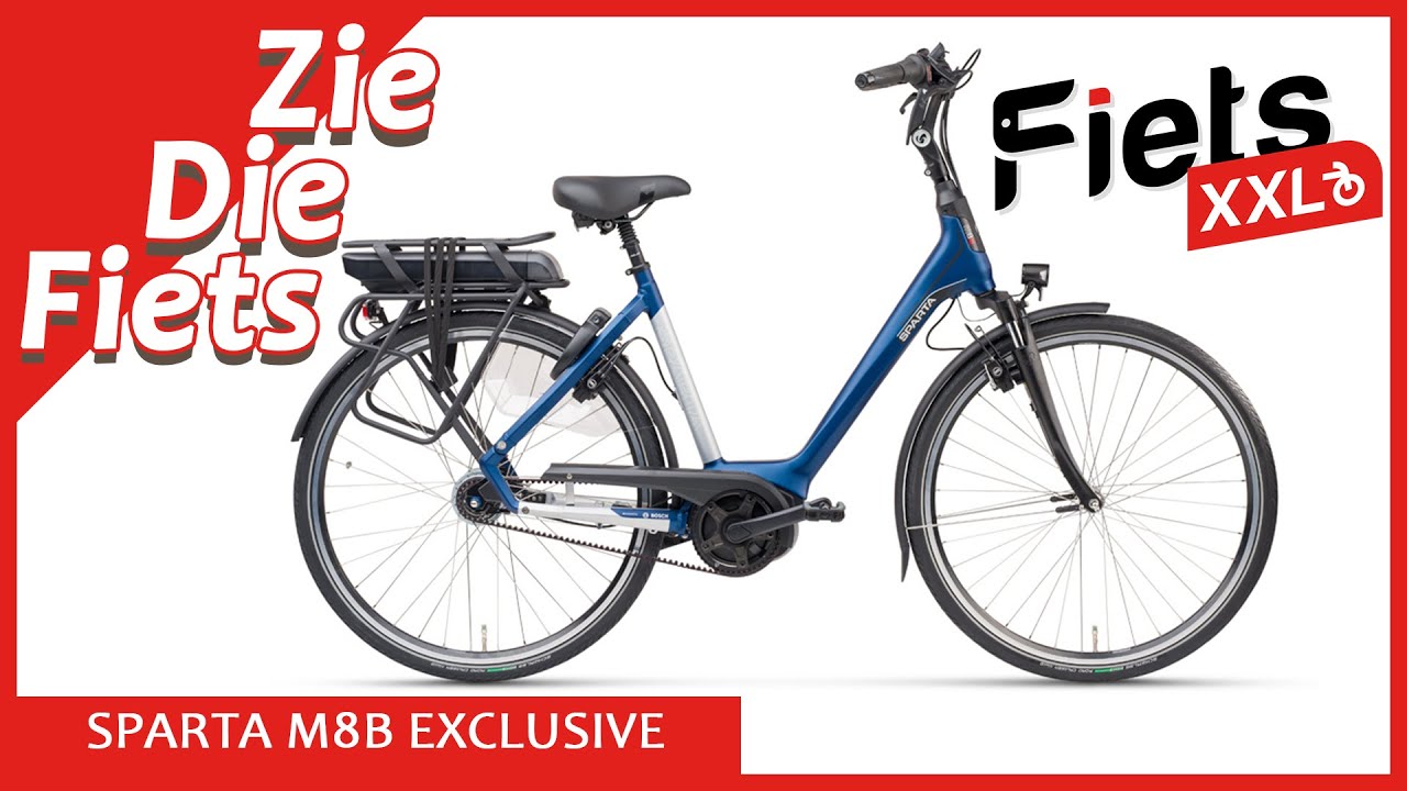 Sparta M8B Exclusive met Bosch Middenmotor en Belt Drive Riemaandrijving |  Elektrische Fiets 2020 - YouTube