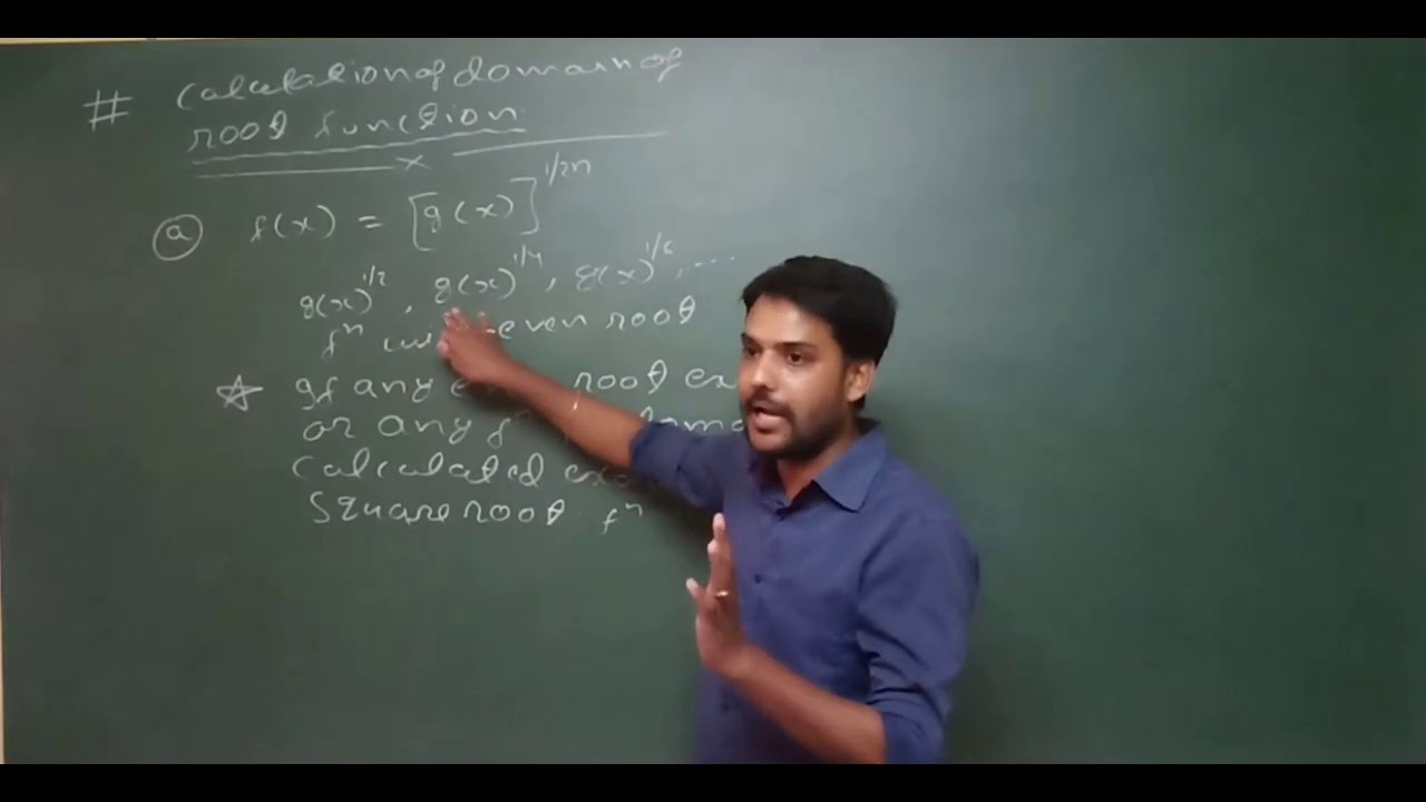 1st June Class 11th Mathematics Domain Of Root Function Log