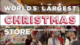 World’s Largest Christmas Store - Bronner’s, Frankenmuth, MI.
