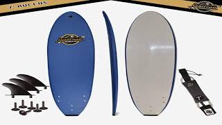 GCS - 7’ Soft Top Surfboard - || 7ft Ruccus || - Fun Performance Foam Surfboards | Grea...