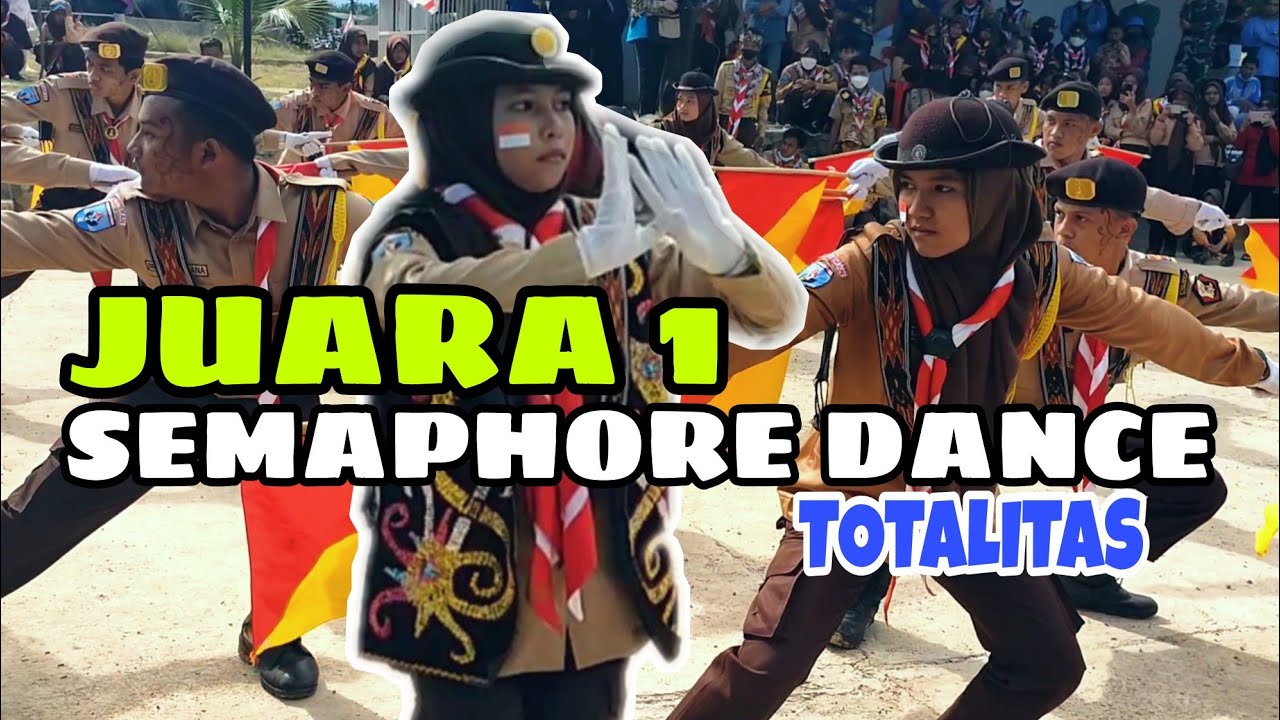 JUARA 1 SEMAPHORE DANCE SE PULAU SEBATIK KREASI PRAMUKA DI ERA PANDEMI