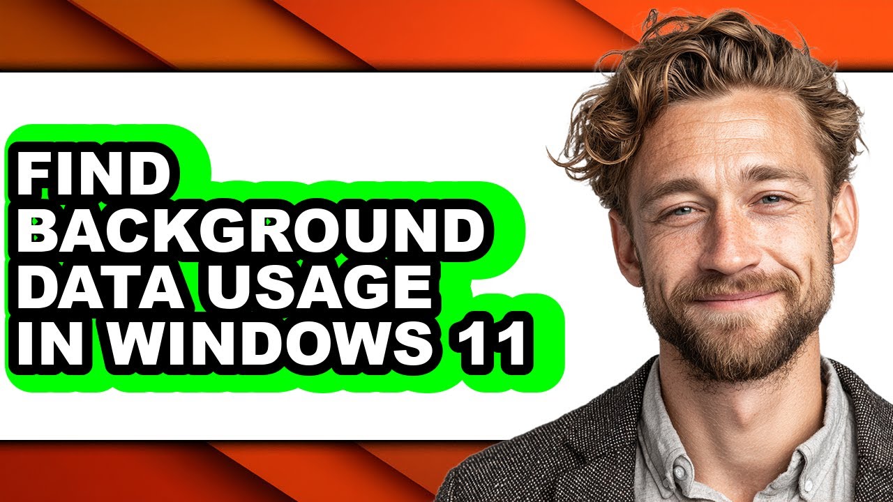How to Find Background Data Usage in Windows 11 (only Way)