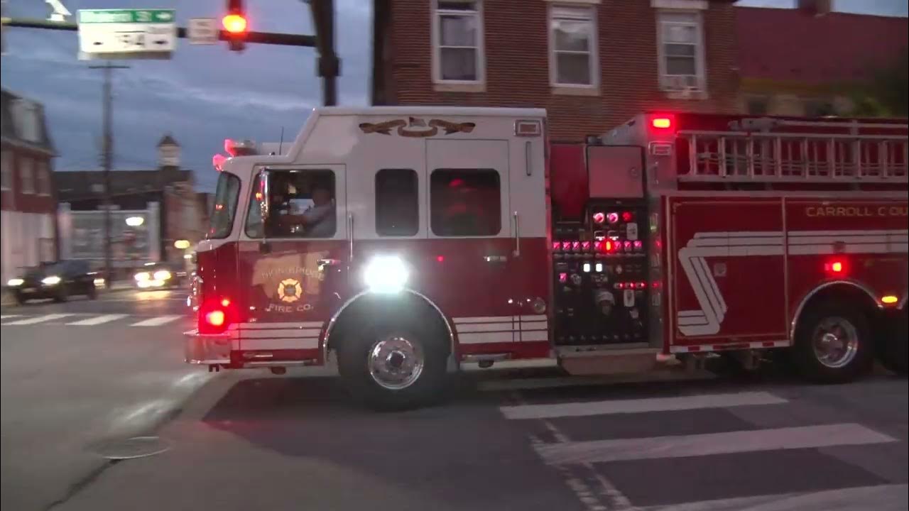 Union Bridge Fire Department Engine Tanker 84 YouTube