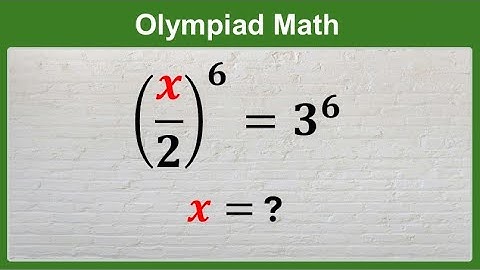 China | A nice exponential equation | Can you solve this? | Math Olympiad