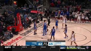 Kansas vs Duke Full Ending | Kansas takes down Duke in 2022 Champions Classic 11-15-22