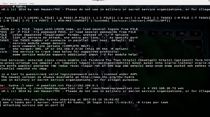 Brute Force SSH with Hydra