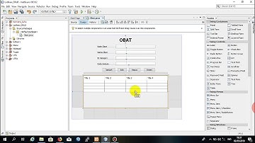 tugas java netbeans  Aplikasi CRUD koneksi MySQL apotik