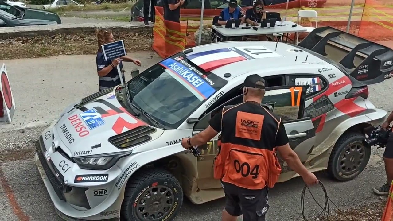 Acropolis Rally Στην Εκκίνηση SS Καρούτες - Acropolis Rally at Start SS Karoutes launch control