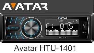 Обзор головного устройства автомобильного ресивера Avatar HTU 1401