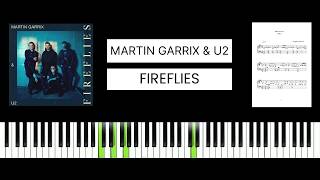 Martin Garrix, U2 - Fireflies (BEST PIANO TUTORIAL & COVER)