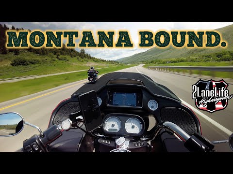 Riding Motorcycles to Whitefish Montana | Canada Motorcycle Trip - Day 2 | 4K