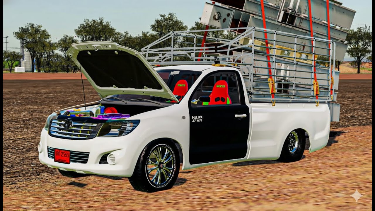 ขับรถคอกซิ่งวิ่งงานขนเหล็กจนรถพัง FARMING SIMULATOR 19