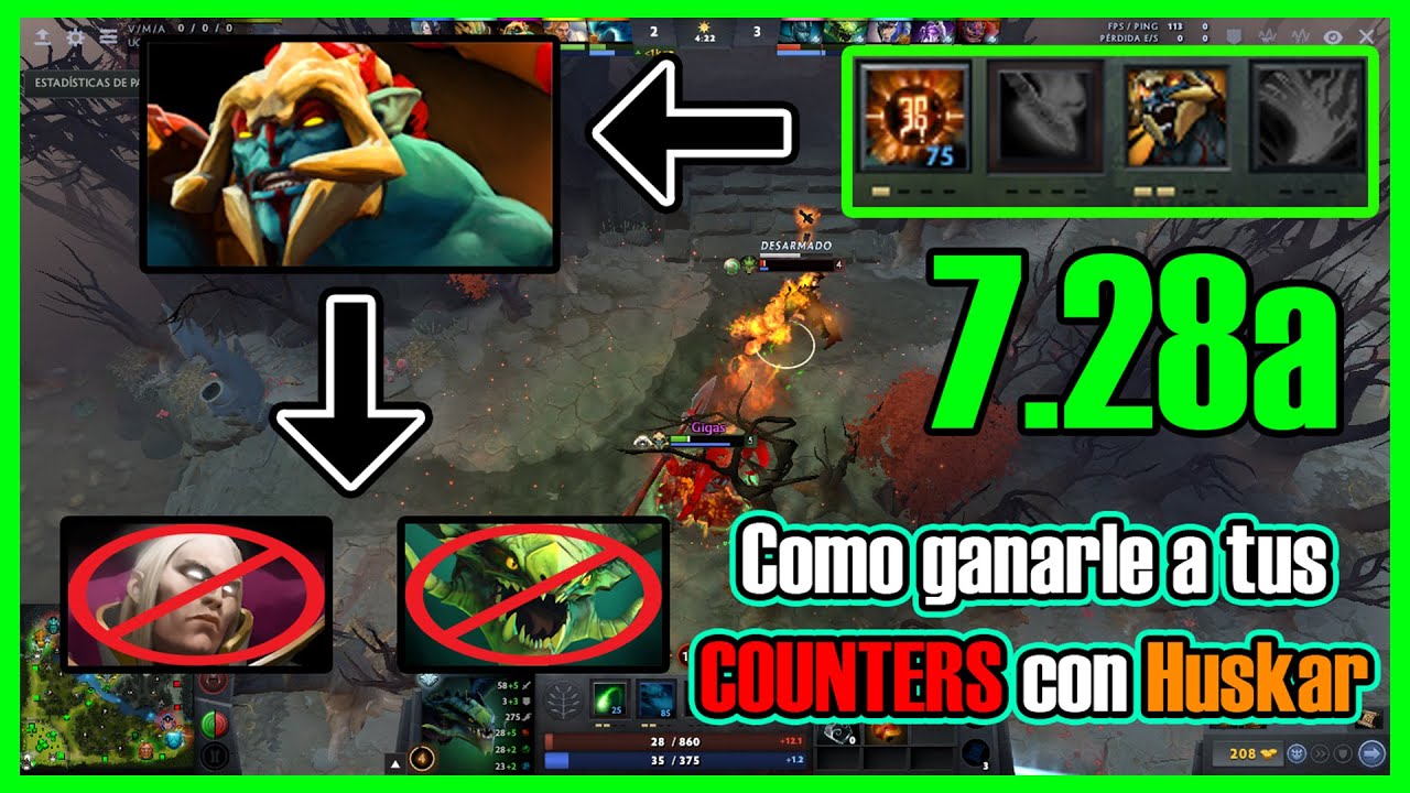 Así es como Huskar le gana a Viper y a todos sus Counters Dota 2