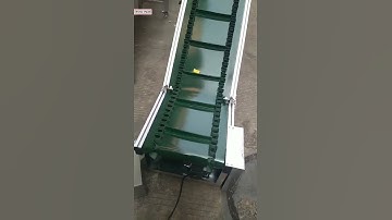 Incline slope belt type automatic bucket conveyor customized feeding conveyor with speed controller