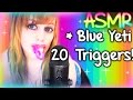 ASMR Blue Yeti ? OVER 20 TRIGGERS!!! ? Mouth Sounds, SkSkSk, Crinkle, Plastic, Hair Brushing, Test ?