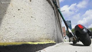 Disabled citizens affected by scooter parking