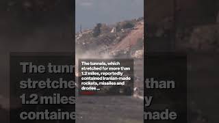 Israel Destroys Massive Iranian-Linked Tunnel Outpost in Lebanon #shorts