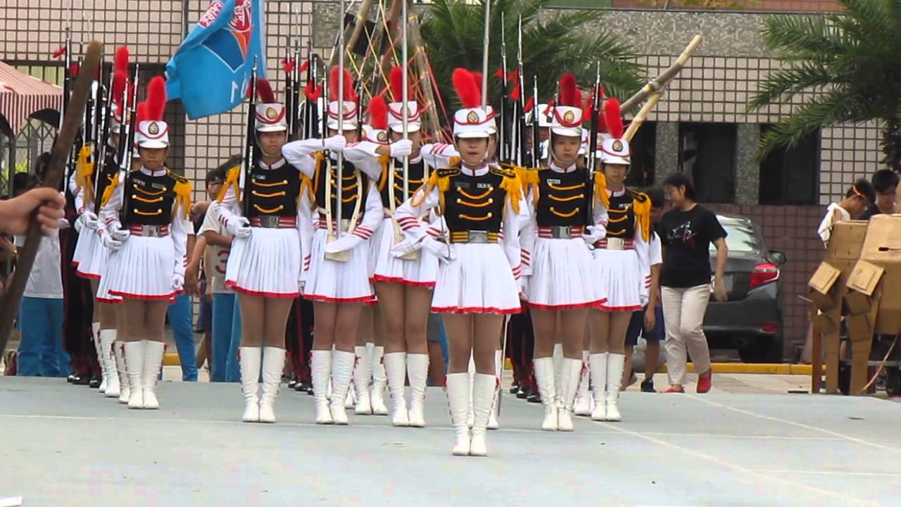 YMHG 陽明高中儀隊 22th 104學年度23周年校慶運動會 儀隊進場