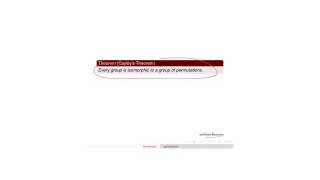 Abstract Algebra Isomorphisms Cayley's Theorem
