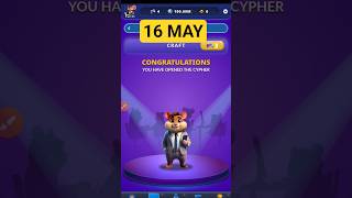 Hamster Kombat Dev Game Daily Cipher 16 May | Hamster Kombat Daily Cipher Code | Daily Combo