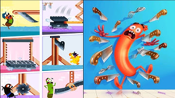 LIVE funny game play sausage run #1 #liveshort #sausagerun