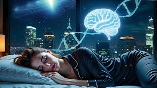 Brain Massage While You Sleep, Melatonin Release, Stop Overthinking, Worry & Stress - 528hz
