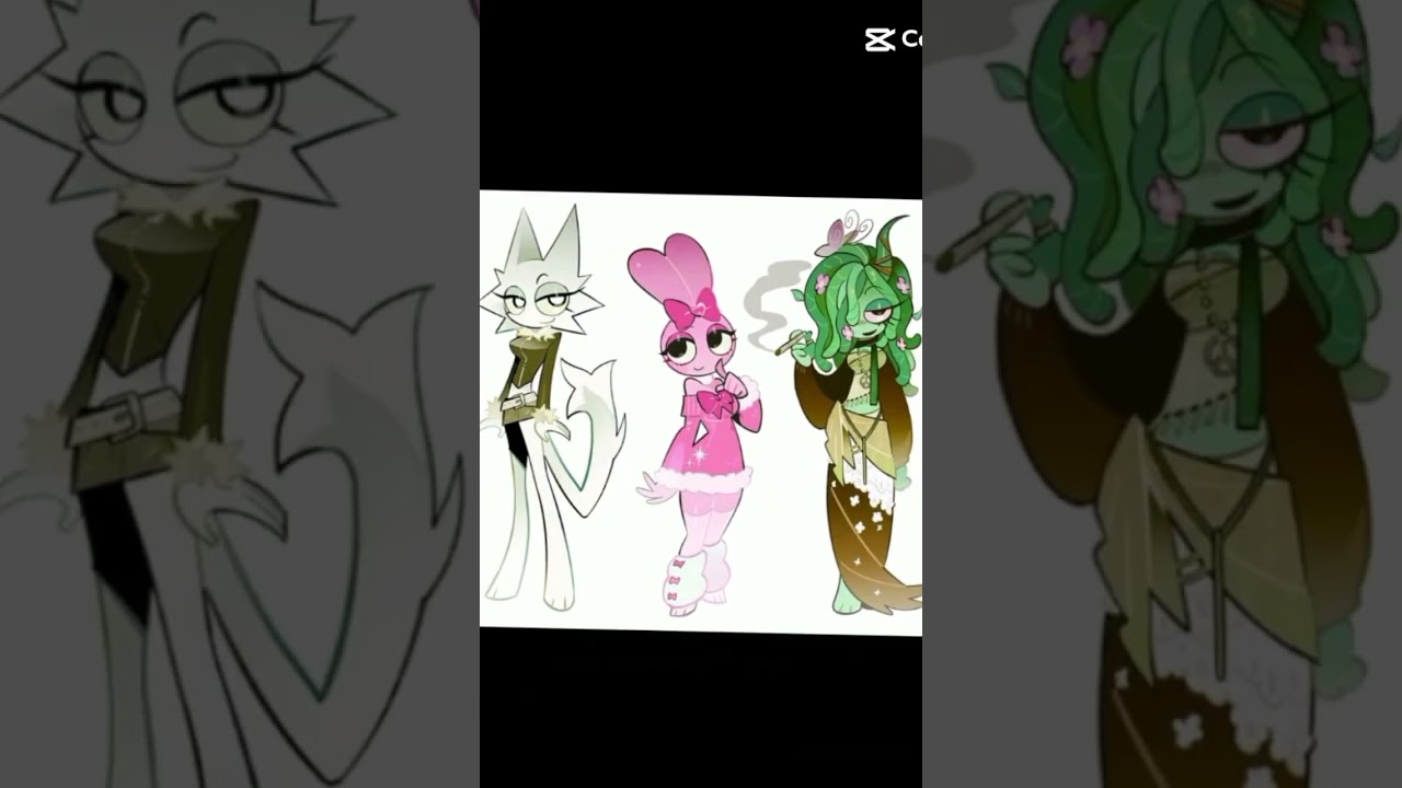 🤍Wenda x Gray🩶  🩷Pinki x Oren🧡 💚 Vineria x Owackx 💚