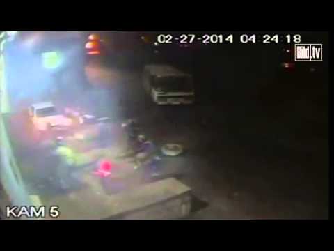 რუსეთის ჯარის ყირიმში შესვლის კადრები