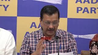 Arvind Kejriwal | Aap | Press Conference | Live | Prudent | 040726