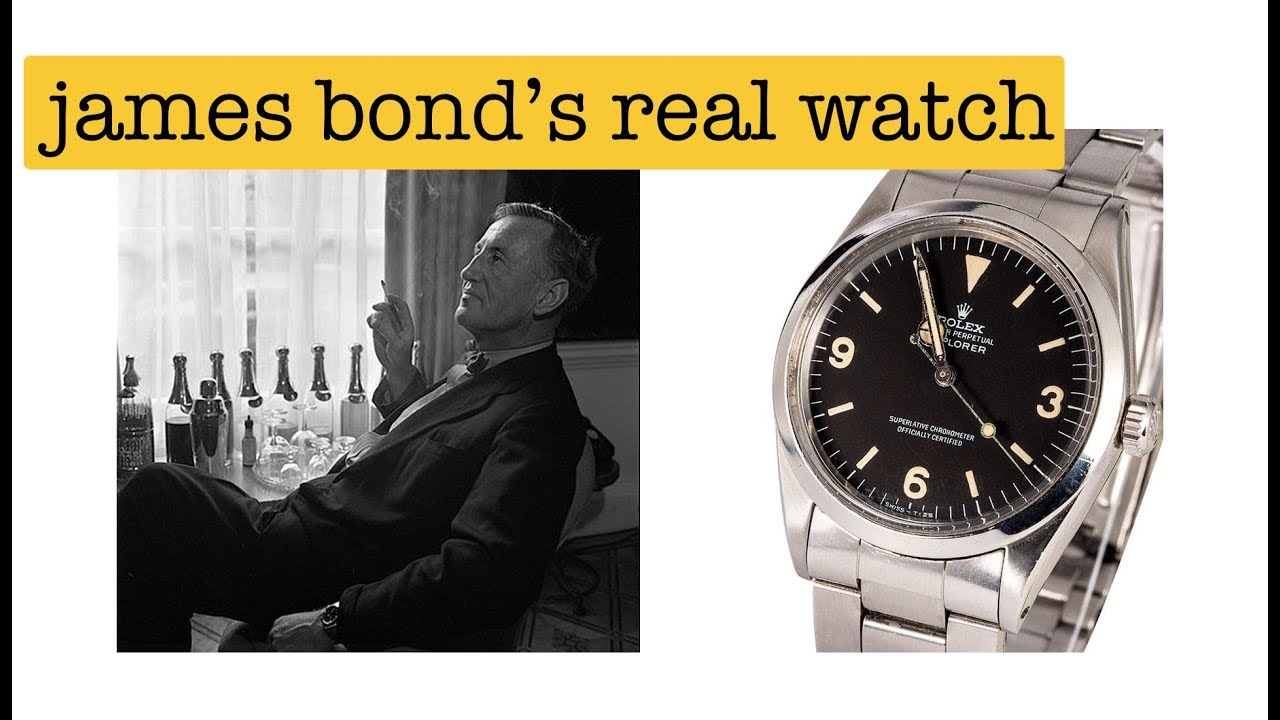 James Bond's Real Watch was an Explorer 