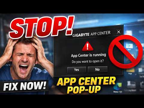 STOP Gigabyte App Center Pop-Up! Fix App Center Keeps Starting on Windows 11/10