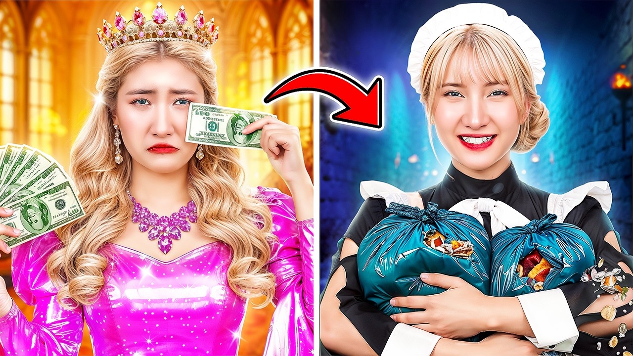 Богатая Принцесса Стала Бедной Девушкой! Моя Новая Подруга — Принцесса