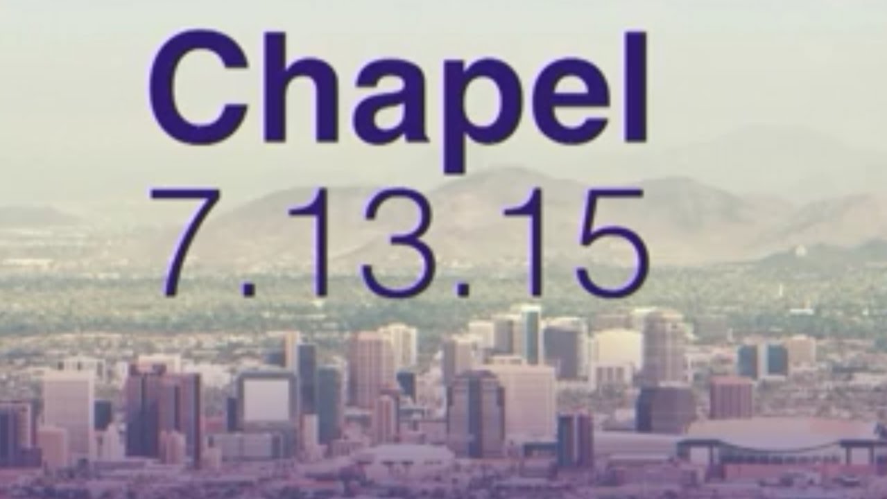 Chapel Message: John Frederick